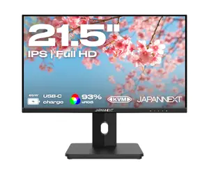 Компьютерный монитор JAPANNEXT JN-I215FLFHSP-C65W Full HD 1920 x 1080 IPS LCD USB-C 65W Черный