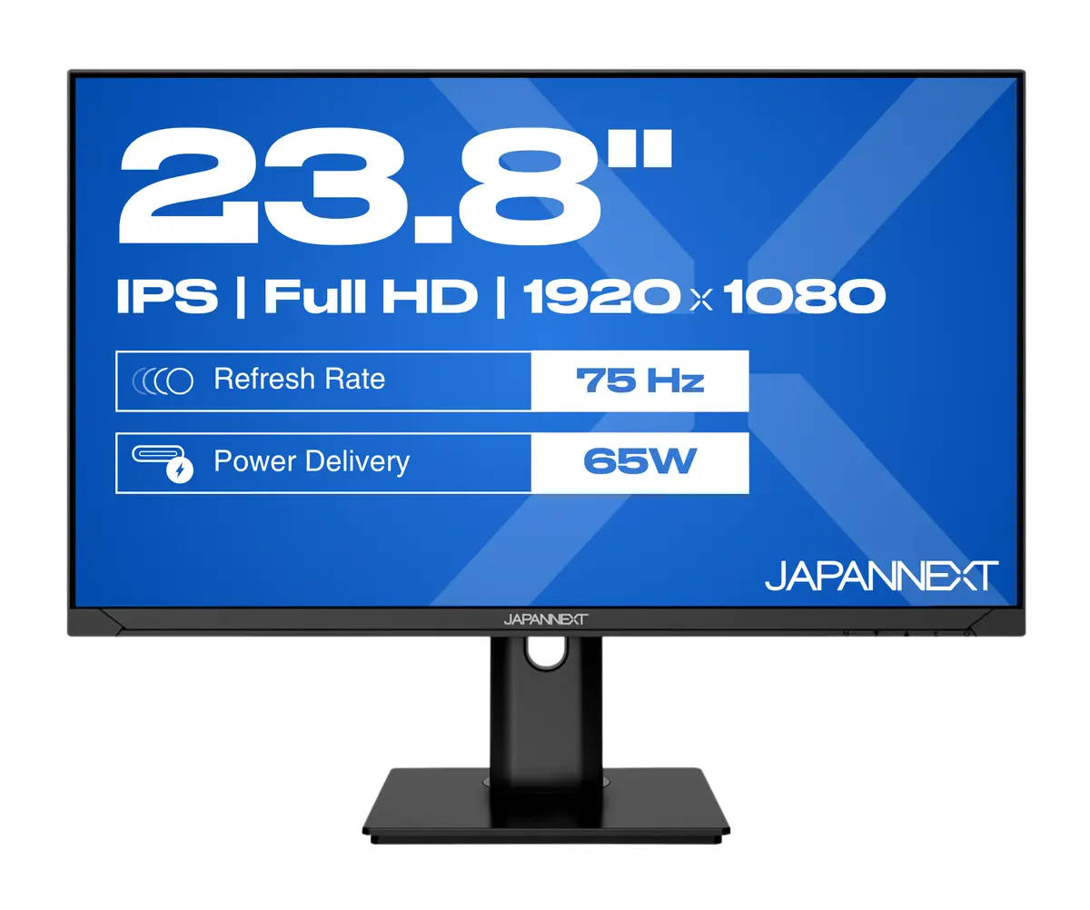 JAPANNEXT JN-IPS238FHDR-C65W-HSP datora monitors 23.8