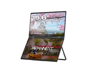 Datora monitors JAPANNEXT JN-DMD-IPS156F 15.6" Full HD IPS LCD 1920 x 1080 16:9 Melns Iebūvēti skaļruņi VESA