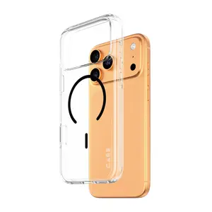 Чехол PanzerGlass Urban Explorer Прозрачный с черным MagSafe для Apple iPhone 17 Pro Max Термопластичный полиуретан