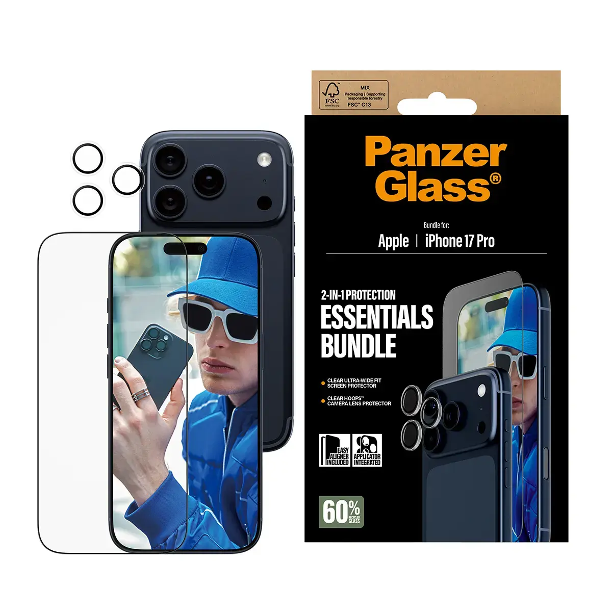 PanzerGlass 2-in-1 Essentials Bundle iPhone 17 Pro Photo 2
