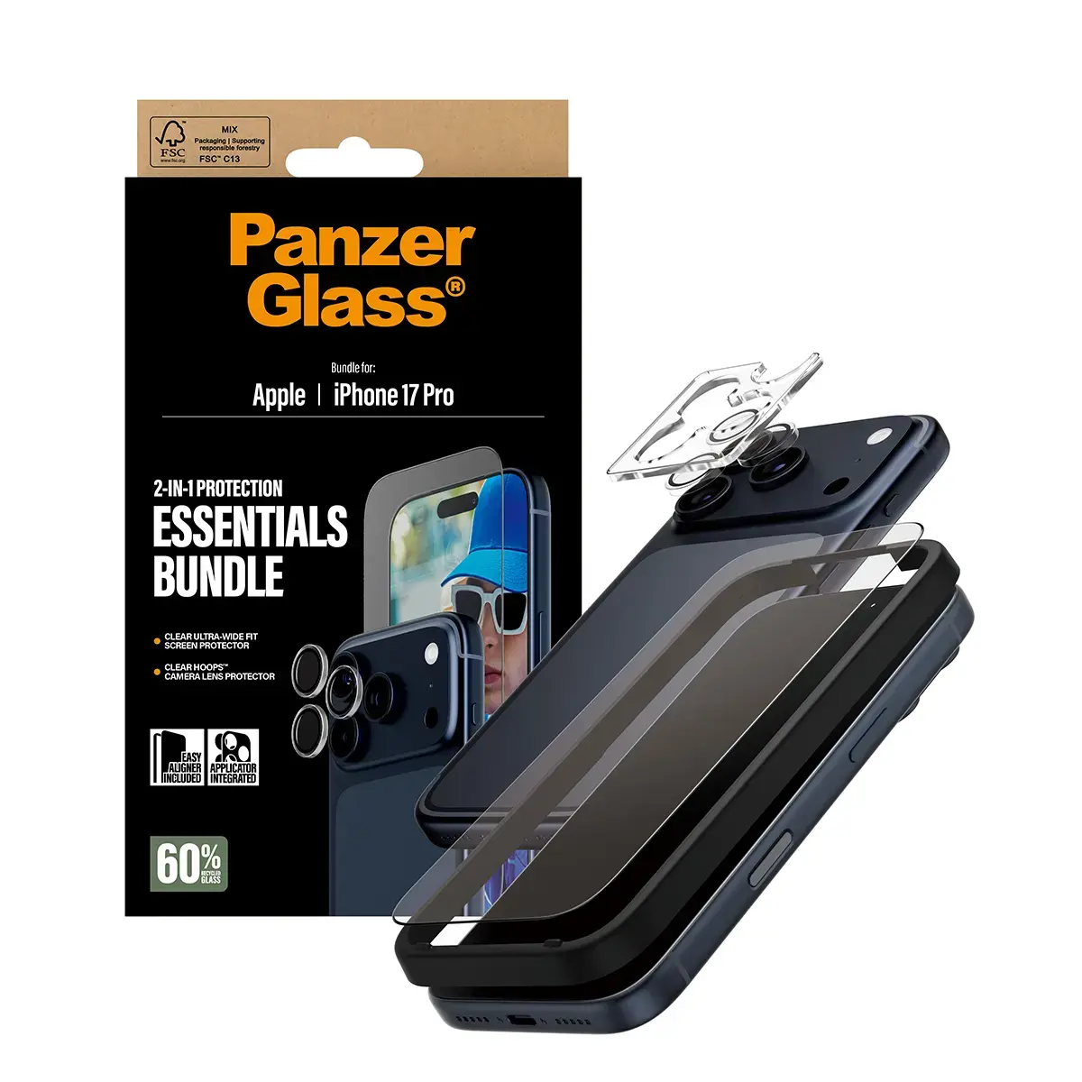 PanzerGlass 2-in-1 Essentials Bundle iPhone 17 Pro Photo 5