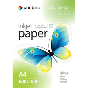 Фотобумага ColorWay PrintPro PGE180500A4 180 г/м², 500 листов, A4