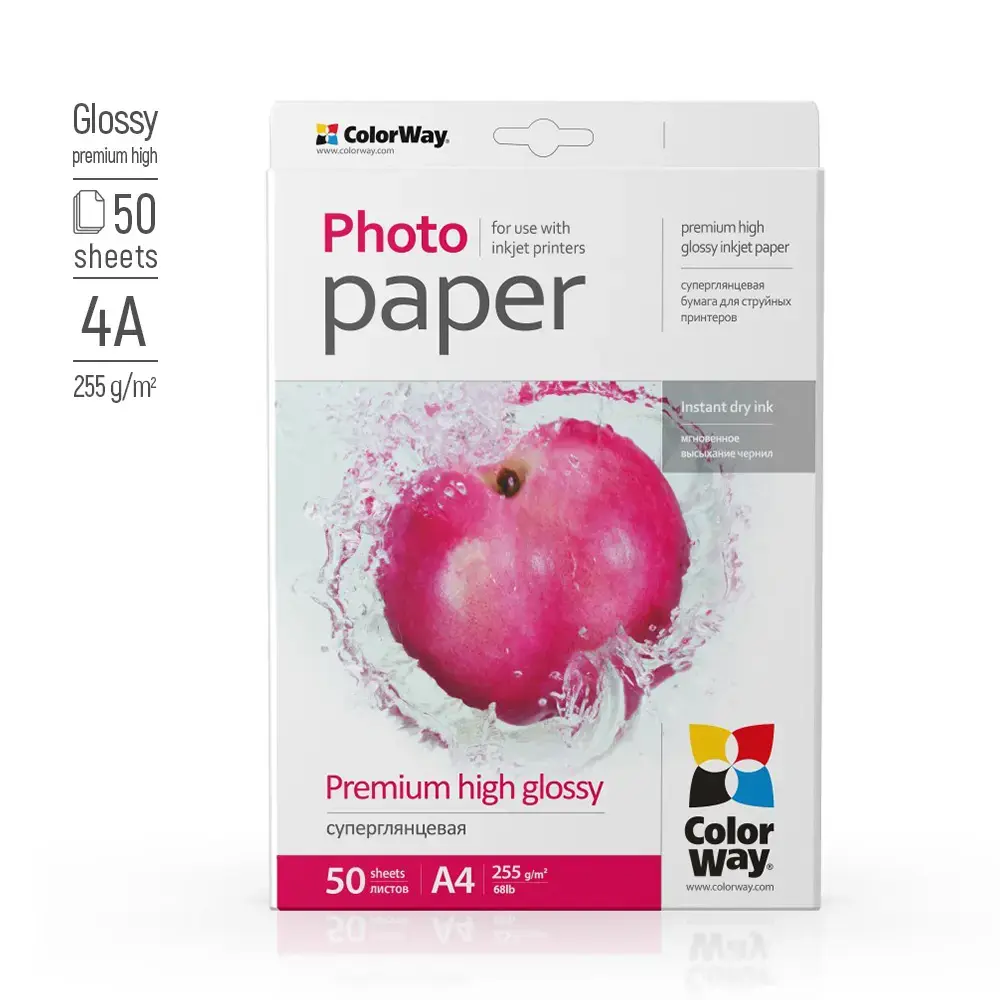 Фотобумага ColorWay PSG255050A4 A4 255 г/м² Photo 2