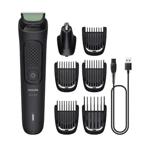 Philips All-in-One Trimmer 3000 Series MG3920/15 — 7‑in‑1 uzlādējams trimmeris, melns, 0,5 mm–12 mm