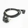 ACT Powercord CEE 7/7 male angled to C15 Photo 2