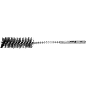 Wire brush YATO YT-47696, steel housing and handle, brush width 26 mm, height 200 mm, depth 65 mm