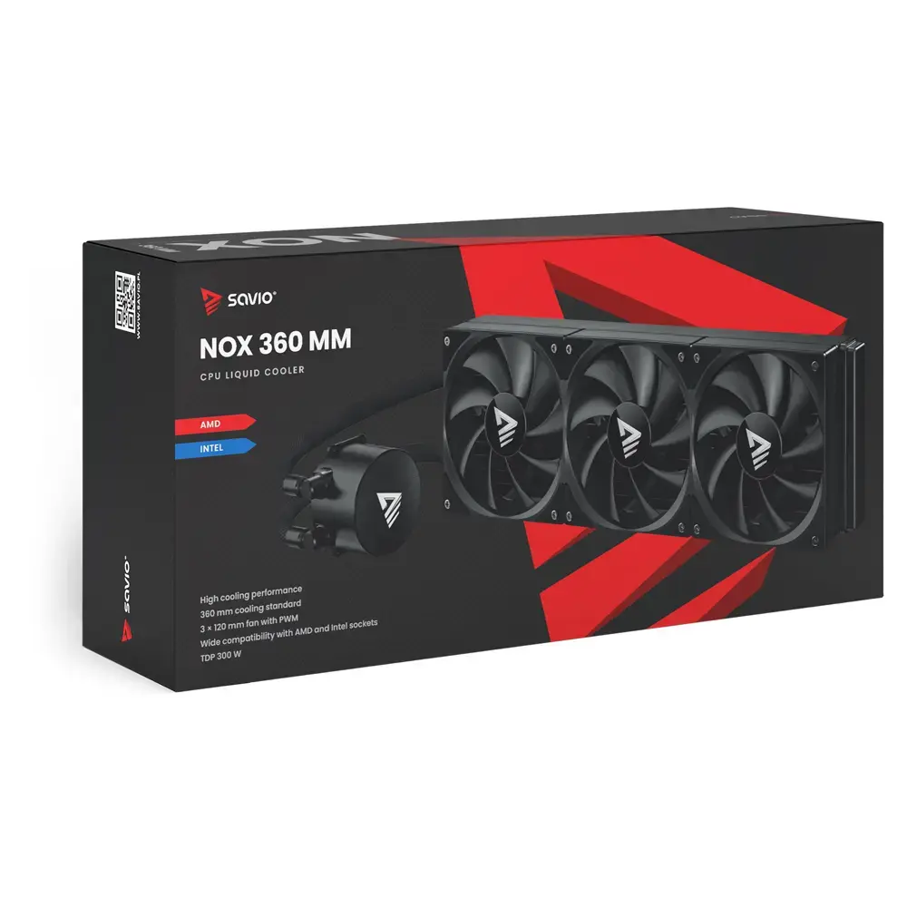 Liquid cooling kit SAVIO NOX 360 mm Photo 10