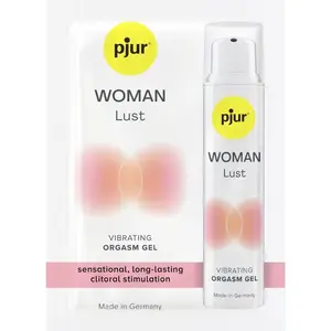 Intīmās stimulācijas gēls pjur WOMAN LUST vienreizēja deva 1.5 ml — vibrējošs ārējs stimulants