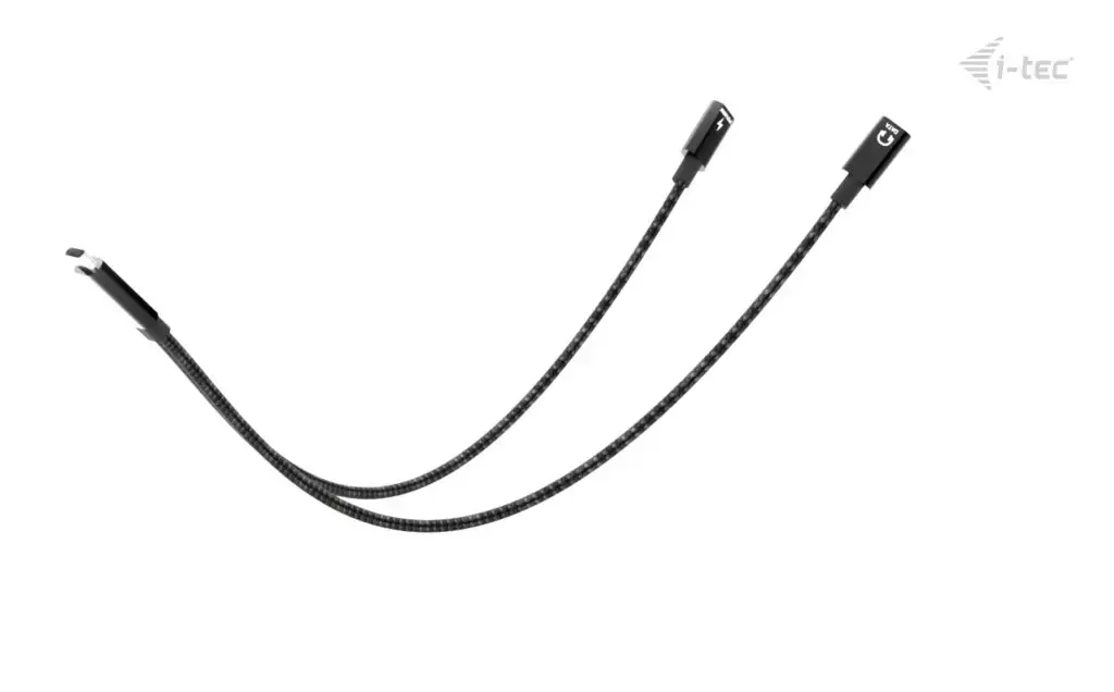 i-tec USB-C сплиттер кабеля Audio/Data + Power Delivery 100W Photo 3
