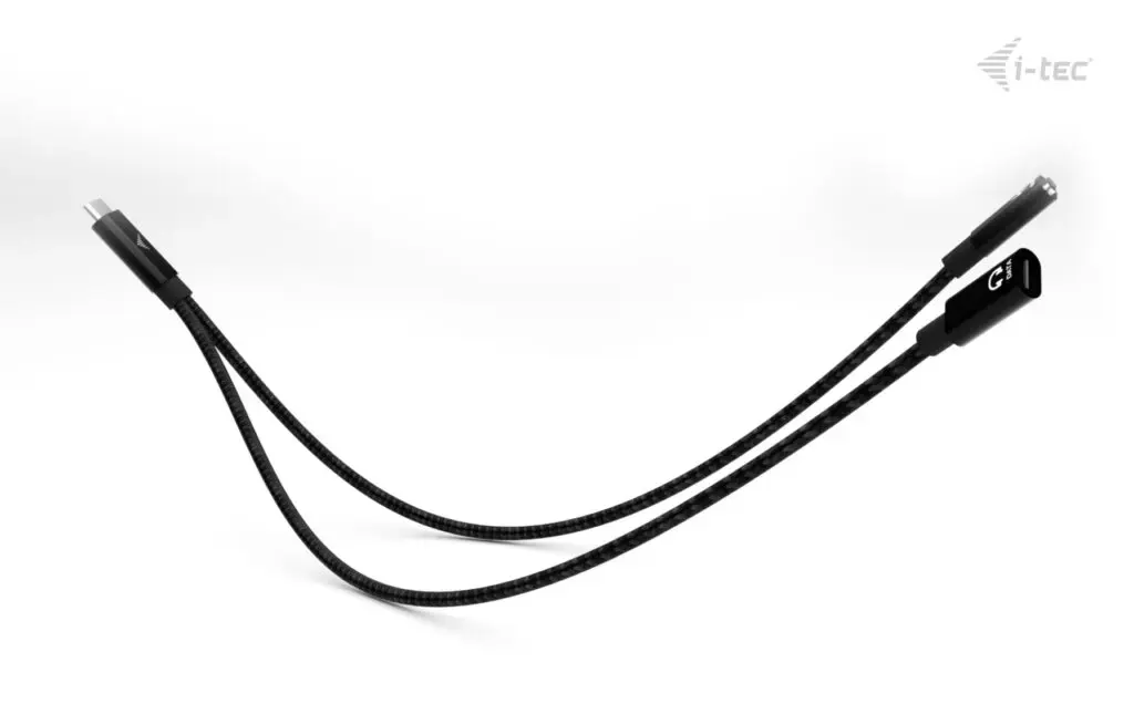 i-tec USB-C сплиттер кабеля Audio/Data + Power Delivery 100W Photo 4