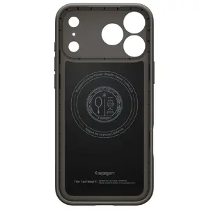 Aizsargvāciņš Spigen Thin Fit Mag priekš iPhone 17 Pro — saderīgs ar MagSafe, gunmetal krāsa
