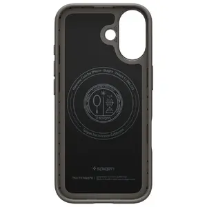 Protective phone case Spigen Thin Fit Mag MagSafe for iPhone 17 — gunmetal