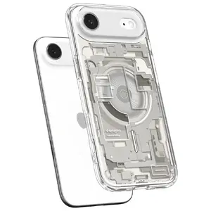 Чехол Spigen Ultra Hybrid Mag для iPhone 17 — прозрачный, совместим с MagSafe, тонкая защитная накладка