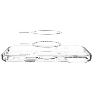 Protective phone case Spigen Ultra Hybrid Mag for iPhone 17 — Clear Graphite