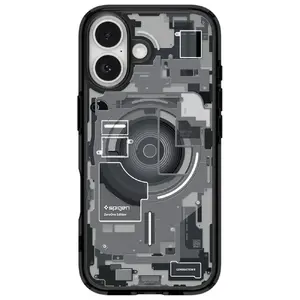 Защитный чехол Spigen Ultra Hybrid Mag для iPhone 17, черный, совместимый с MagSafe
