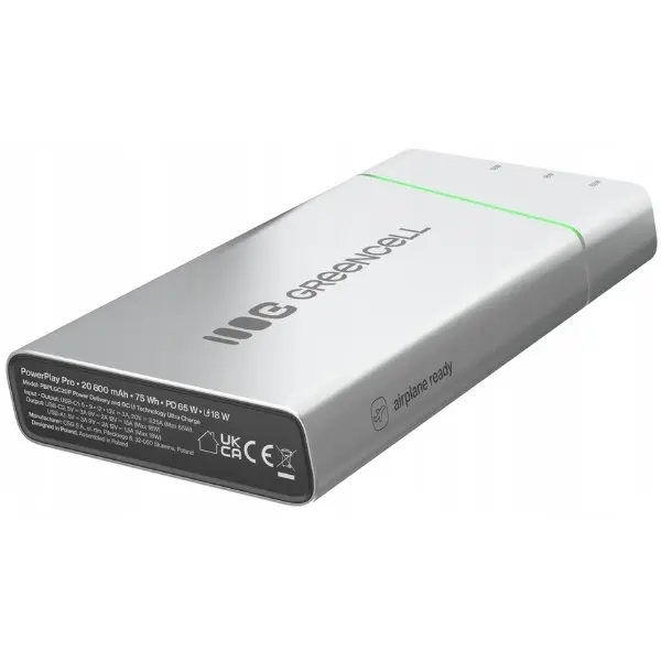 Green Cell BPLGC20P 20800 мА·ч портативный аккумулятор Photo 39