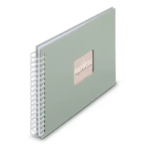 Photo Album Hama Fine Art Sage 100 sheets 10 x 15 cm Spiral binding