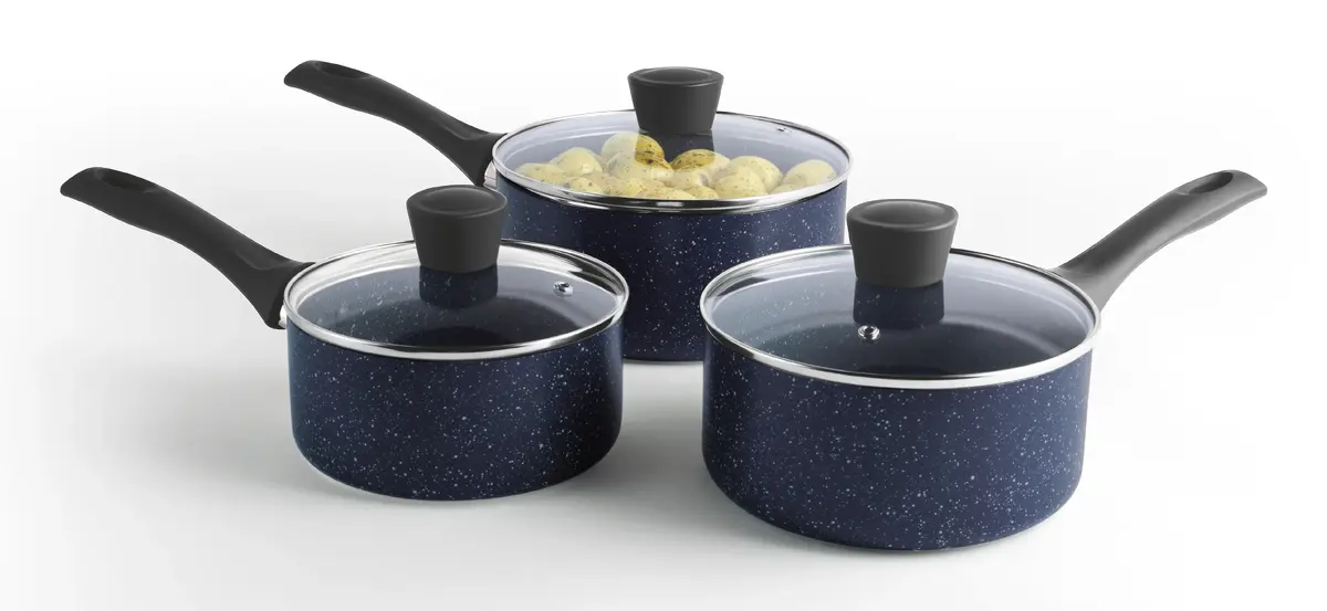 Saucepan set Russell Hobbs Nightfall Stone 3-piece Photo 2