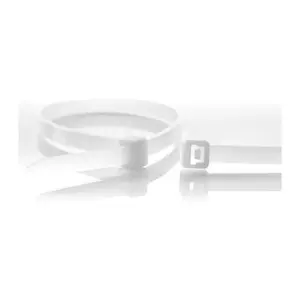 Atbrīvojams kabeļu sasprindzinājums WKK 11032971 100 mm 2.5 mm Dabisks 100 gab