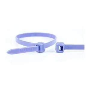 Atbrīvojams kabeļu saišu WKK 110126771 Violets 200mm 100gab