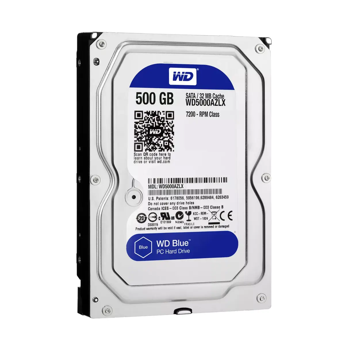 Cietais disks Western Digital Blue 500GB WD5000AZLX Photo 2