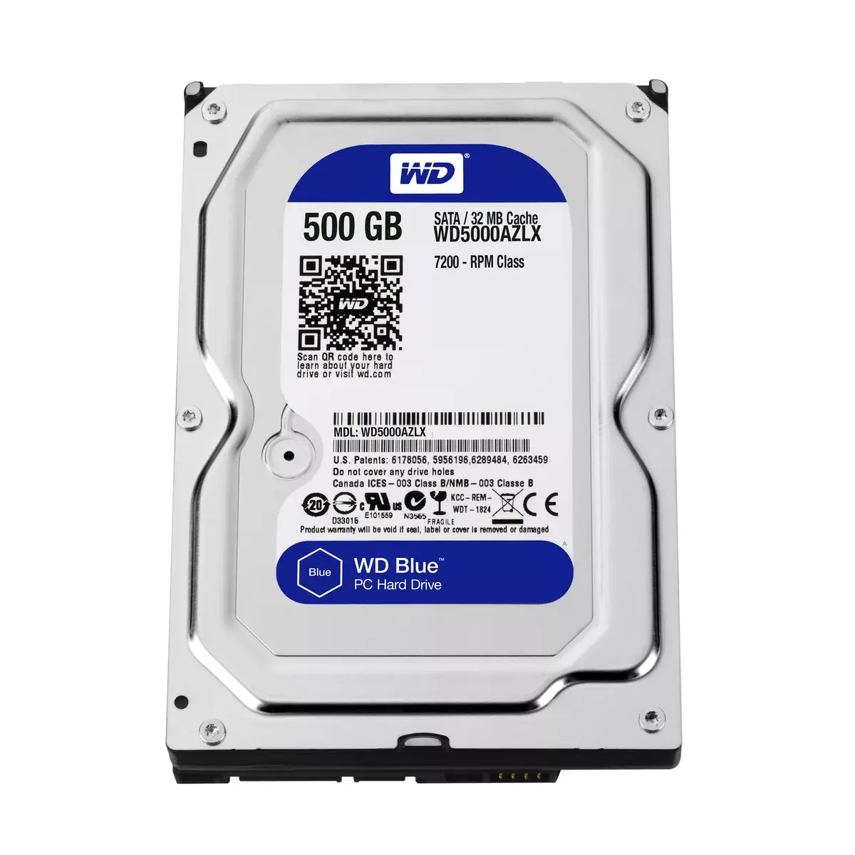 Cietais disks Western Digital Blue 500GB WD5000AZLX Photo 3