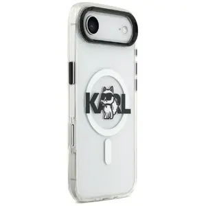 Чехол для iPhone Karl Lagerfeld MagSafe — IML Choupette Sketch Logo, Air Clear