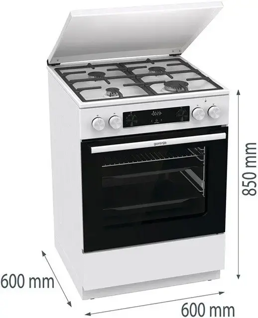 Gorenje GKS6C71WF напольная плита Photo 10