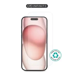 Skaidrs Ekrāna Aizsargs eSTUFF ES501432-10BULK iPhone 17 Skrāpējumiem un Triecieniem Izturīgs