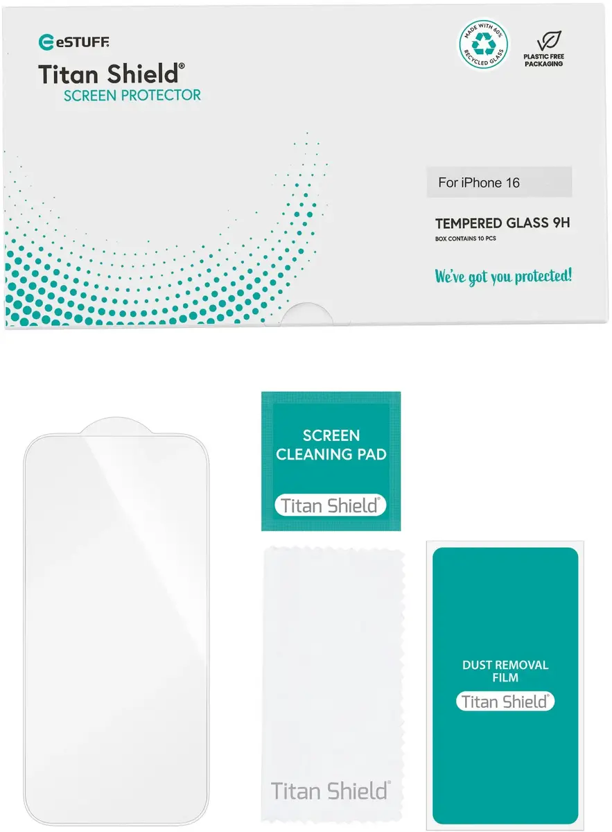 Skaidrs Ekrāna Aizsargs eSTUFF ES501432-10BULK iPhone 17 Photo 2