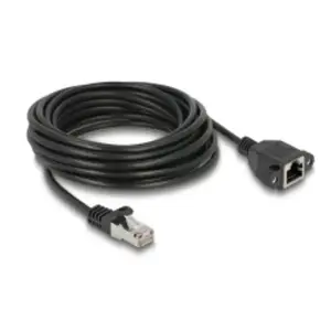 Сетевой кабель DeLOCK 90779 Черный 5м Cat6a S/FTP RJ-45