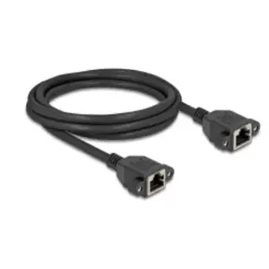 DeLOCK 90785 Networking Cable Black 2 m Cat6a S/FTP