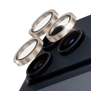 Защитное стекло для камеры PanzerGlass Glitter Gold iPhone 17 Pro 17 Pro Max 16 Pro 16 Pro Max Устойчивость к царапинам и ударам