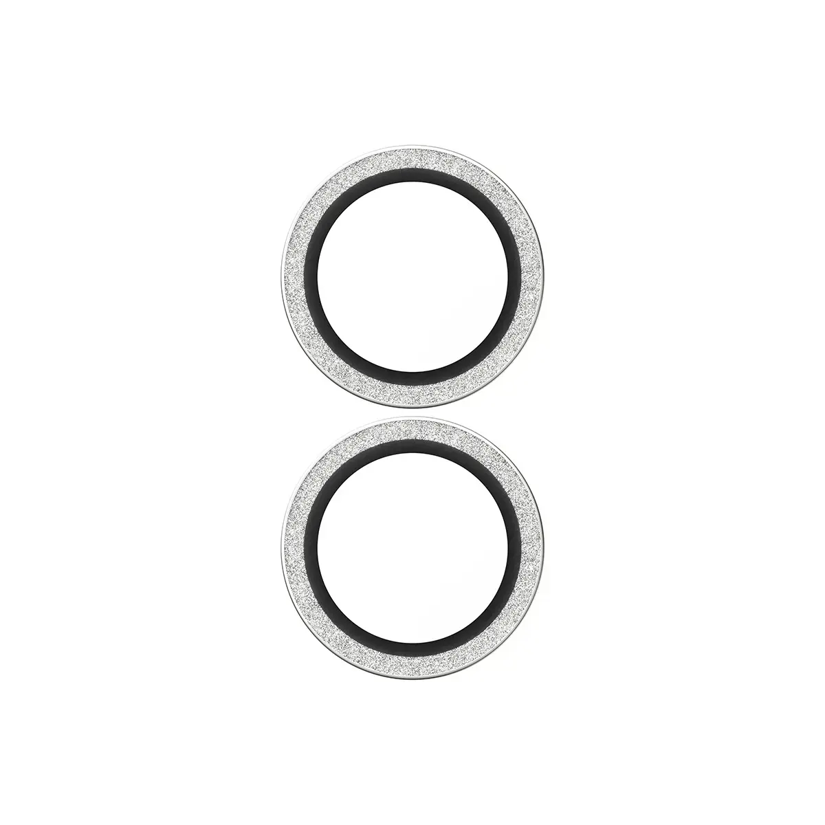 Защитное стекло для камеры PanzerGlass Hoops Glitter Silver iPhone 17 16 16 Plus Photo 4