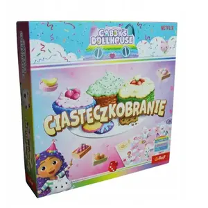 Настольная игра TREFL Ciasteczkobranie Cat House Gabi — семейная игра для 2–4 игроков с иллюстрированными компонентами