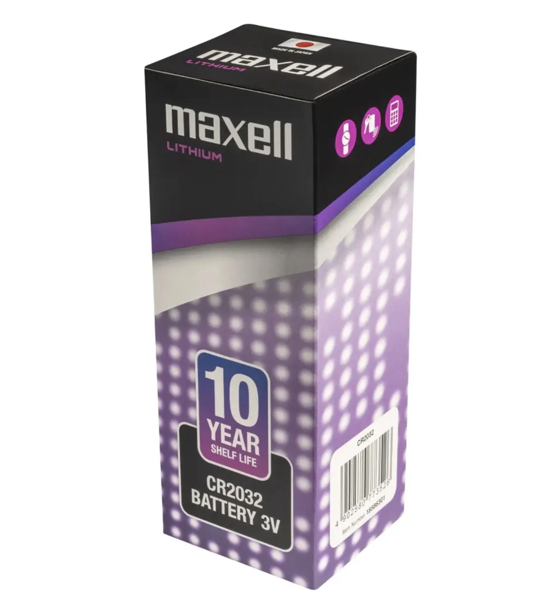 MAXELL CR2032 3V litija monēta, 5 gab. Photo 2