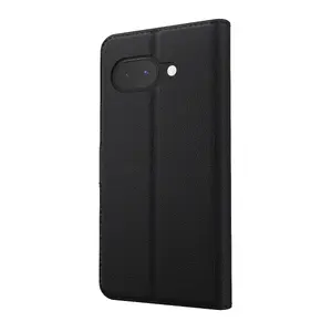 ZAGG folio maciņš Google Pixel 9a, mākslīgā āda, melns, piemērots 6,3" ekrānam, 3 kartes kabatas, statīvs