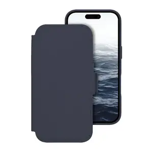 Mobile phone folio case dbramante1928 Lynge MS ICON for Apple iPhone 17, blue, 3 card pockets