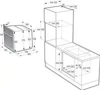 Iebūvējamā cepeškrāsns GORENJE BOS6737E05DBG Photo 4