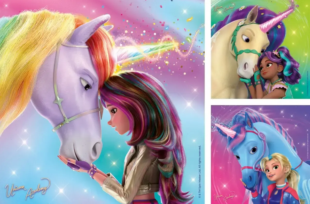 Ravensburger Unicorn Academy — 3 × 49 деталей Photo 2
