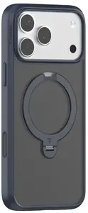 Phone case Torras Ostand Spin Series for iPhone 17 Pro, Navy Blue