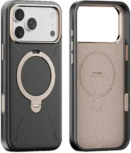 Phone case Torras Spin Vegskin Series for iPhone 17 Pro — Black