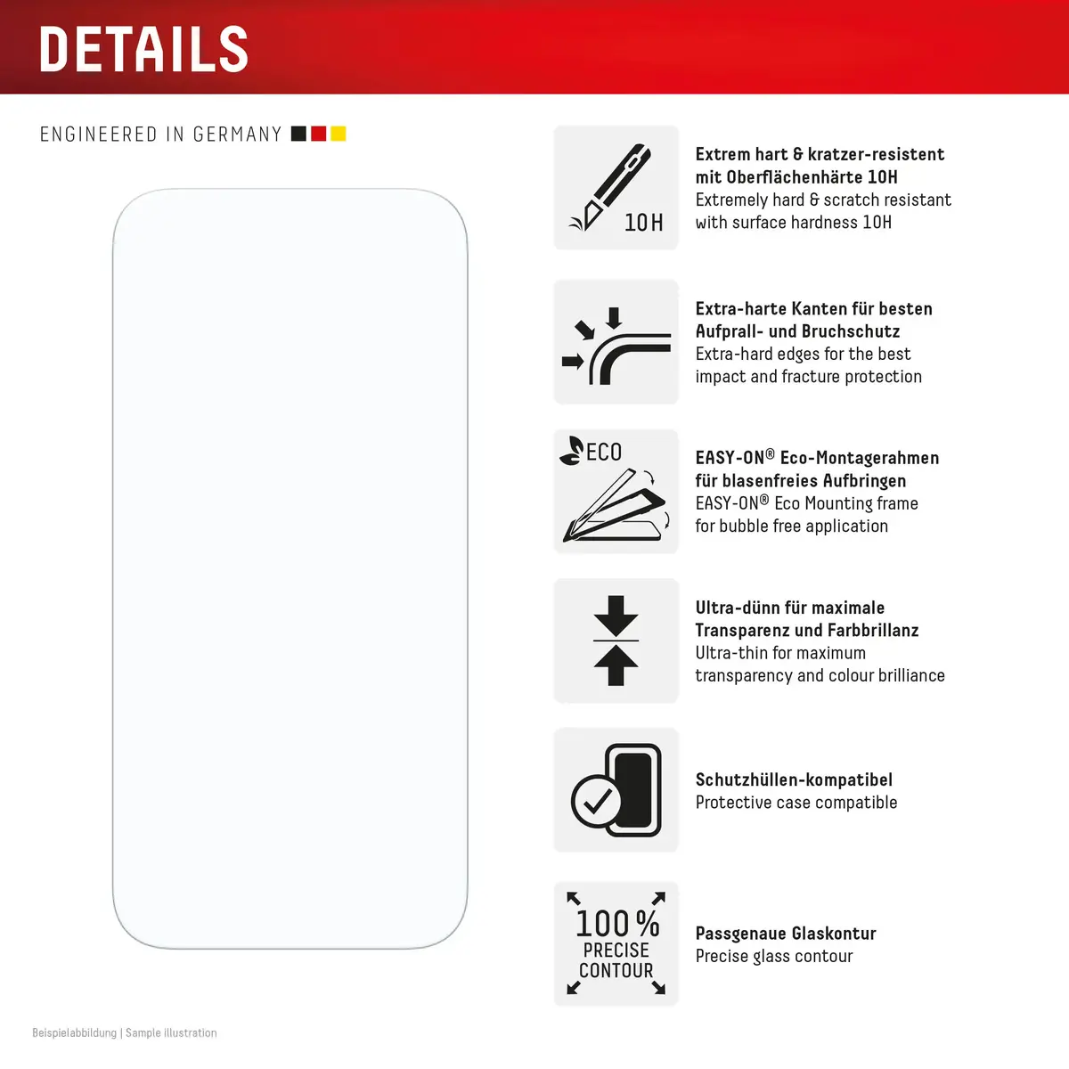 Displex Screen Protector + Case for Apple iPhone Air Photo 2
