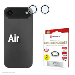 Стекло для камеры Displex Premium Apple iPhone Air 10H Устойчивое к царапинам и ударам