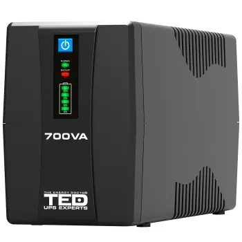 ИБП TED ® TED003966 — 700VA / 400W, LED-дисплей Photo 3