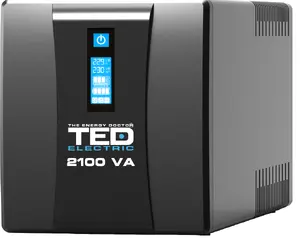 ИБП TED ® Line Interactive 2100VA 1200W с ЖК-дисплеем и 2 выходами