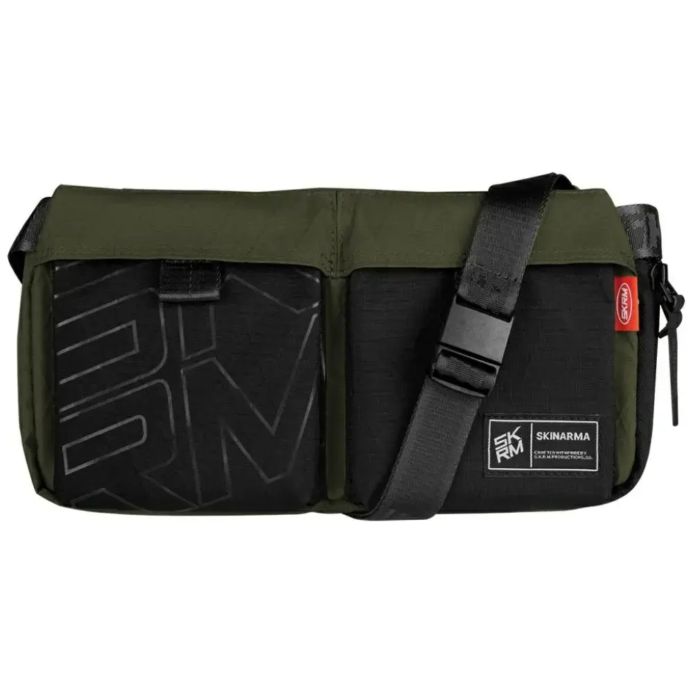 Pāri plecam soma SKINARMA Jager Olive Photo 2
