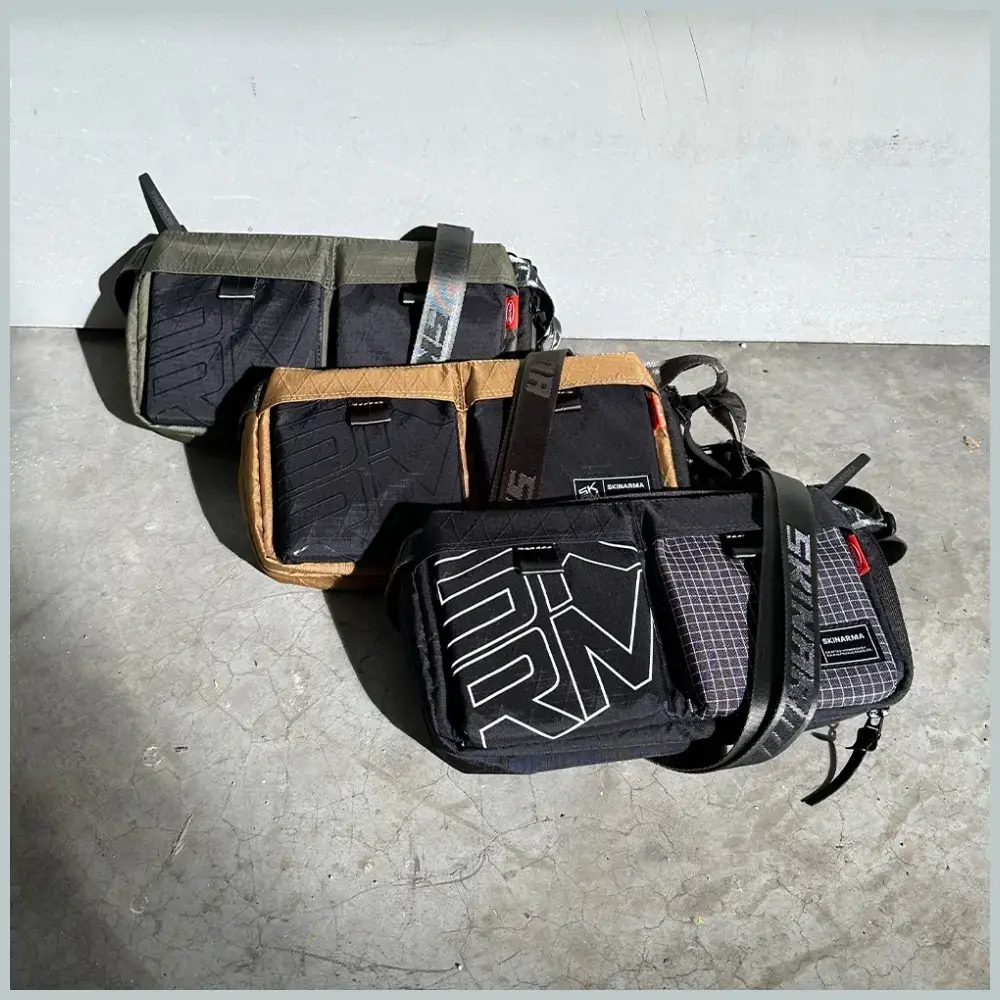 Pāri plecam soma SKINARMA Jager Olive Photo 3