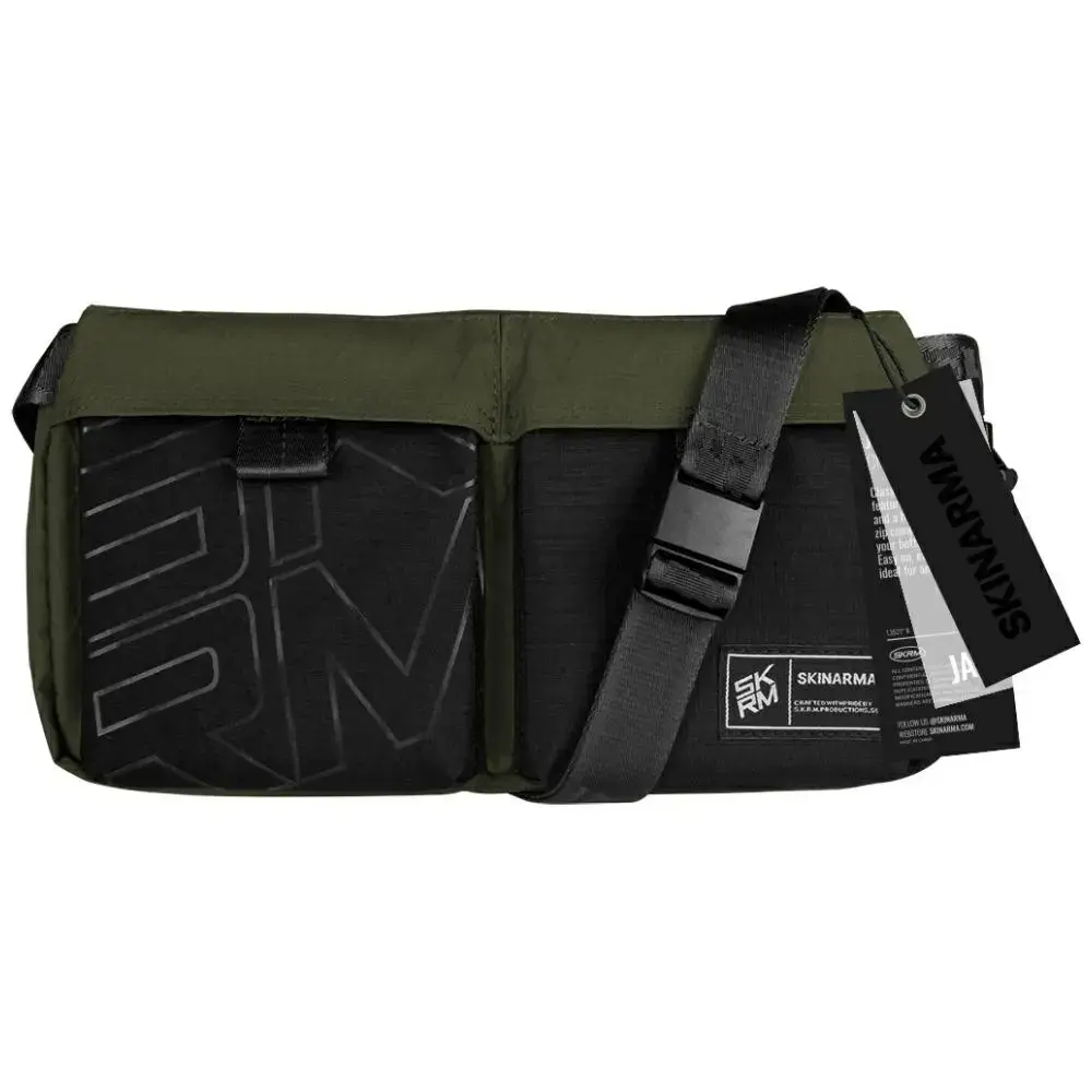 Pāri plecam soma SKINARMA Jager Olive Photo 6